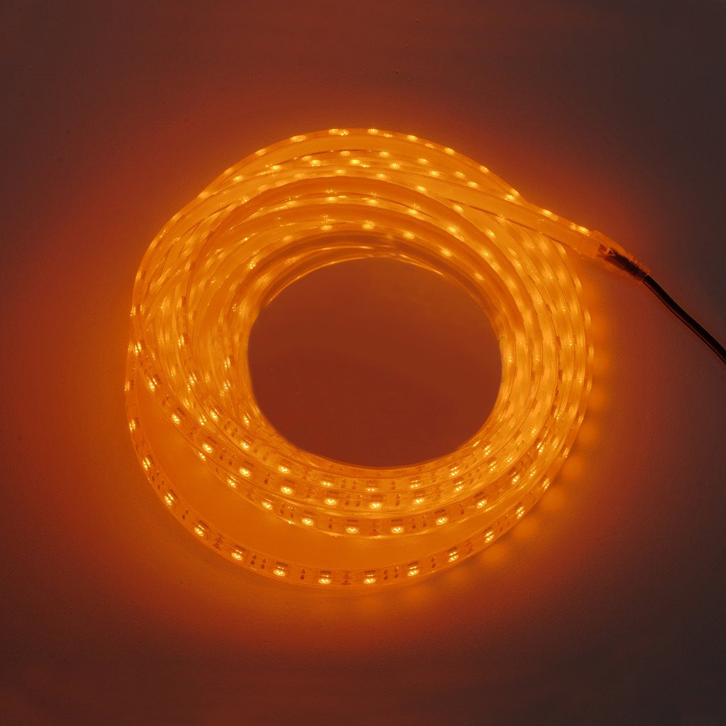 Amber Orange Strip Light for Boat Kayak Truck or Bar IP68 Marine Rated waterproof