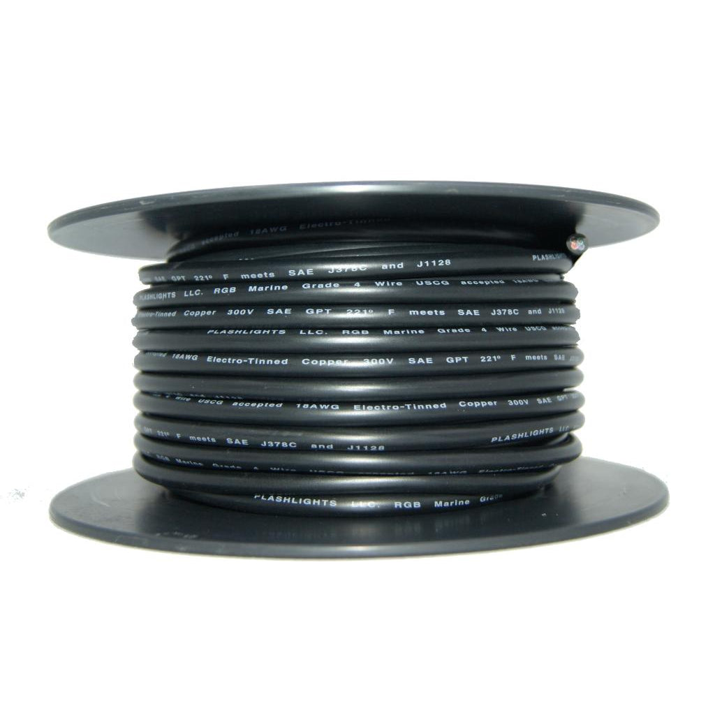 18AWG RGB 4 Conductor Wire - 150ft. Spool