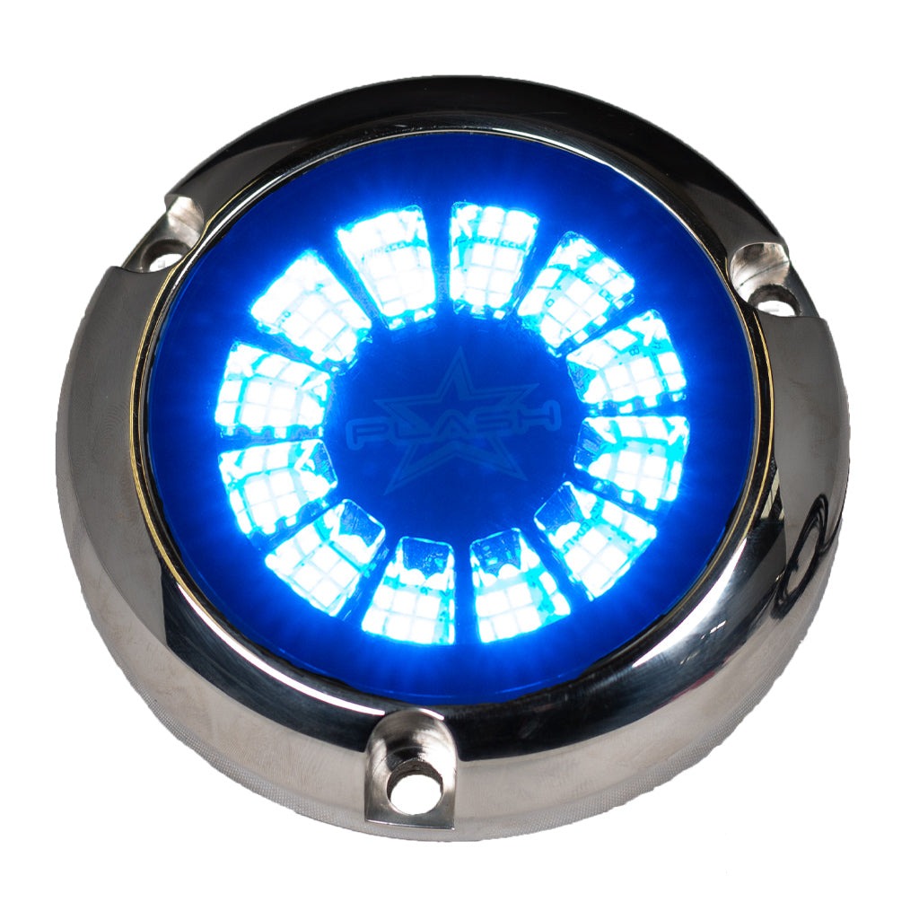 EPIK Underwater Transom Light - Blue - Light Turned On