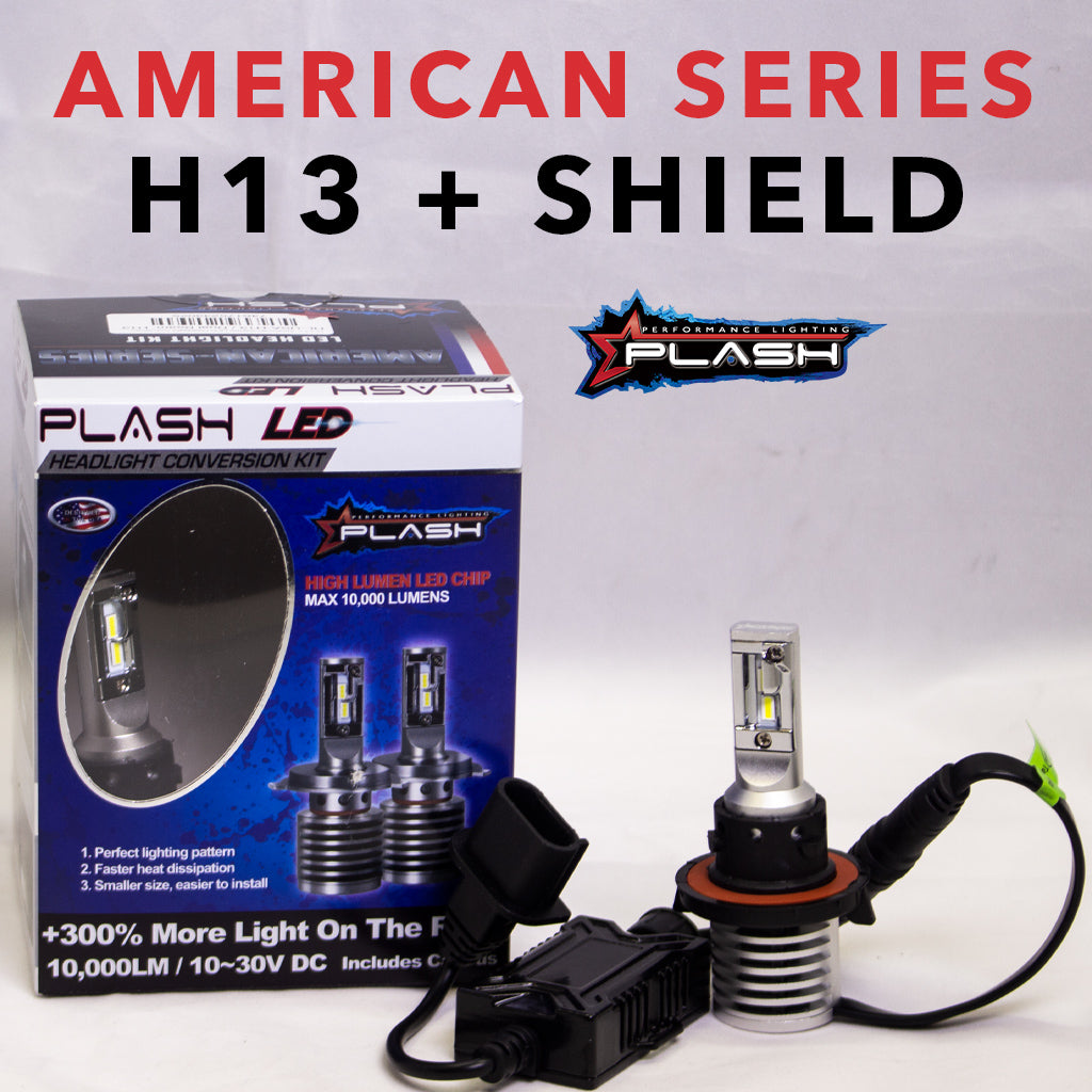 American Series H13 LED Headlight Conversion Kit PlashLights