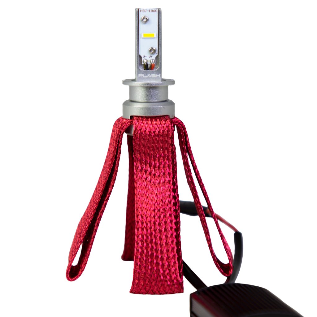 H3 Flexible Copper Braided LED Headlight Conversion Kit