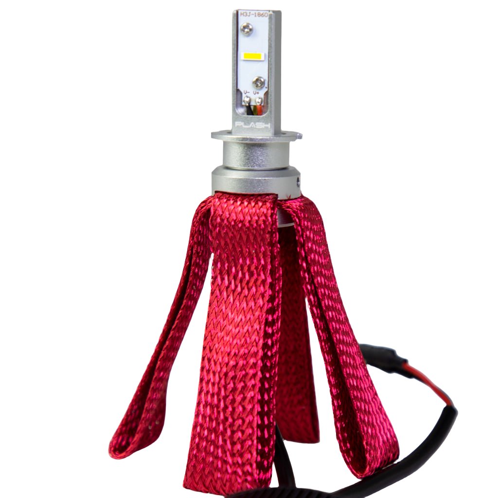 H3 Flexible Copper Braided LED Headlight Conversion Kit