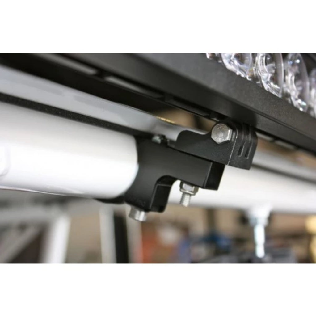 Add PlashLights To Your Boat's T-Top with Marine Mounts by AXIA Alloys. For Fishing or Center Console Boats with Aluminum Pipe T-Top, Grab Rail, or Casting Platform - Universal Mounts, Outrigger Mounts, Grab Handles, Spreader Lights, LED Light Bar, Boat Bimini's.  
