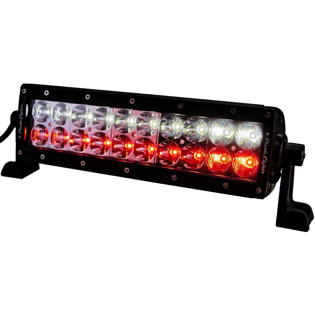 PlashLights Dual Color LED Hunting Light Bar RED WHITE Color Night Vision Stealth predator hunt