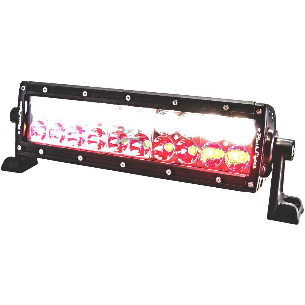 PlashLights Dual Color LED Hunting Light Bar RED WHITE Color Night Vision Stealth predator hunt