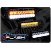 PlashLights Dual Color LED Hunting Light Bar Fog Sand Amber Orange Color Night Vision Stealth predator hunt