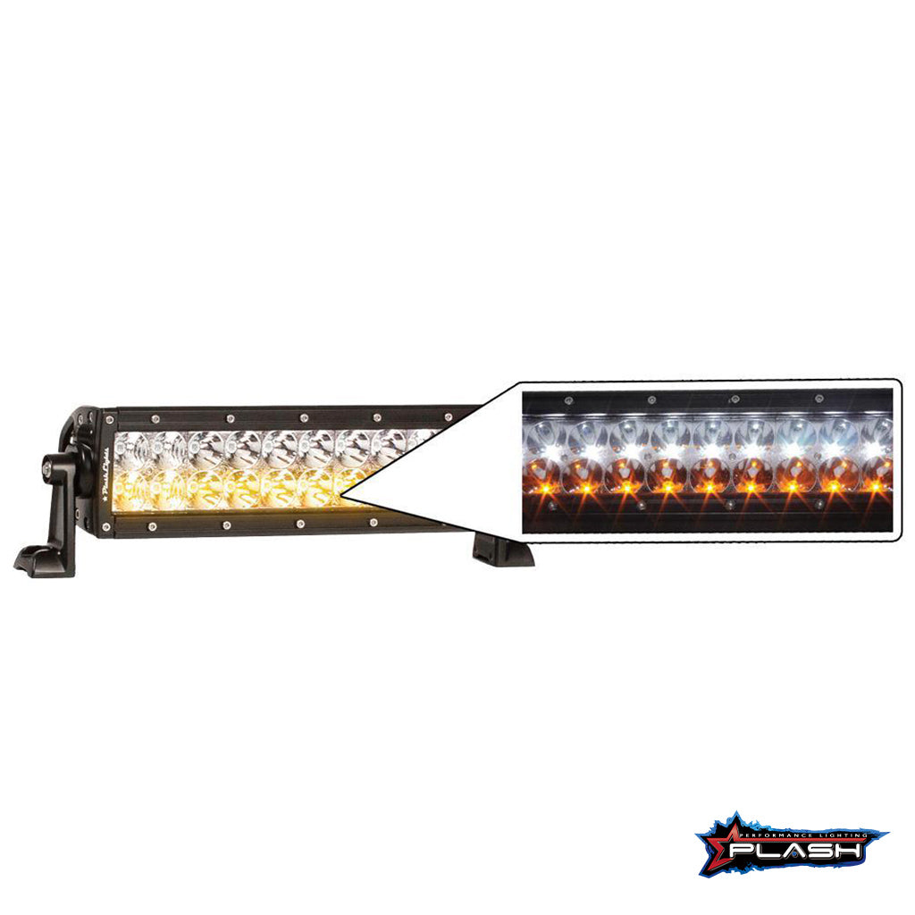 PlashLights Dual Color LED Hunting Light Bar Fog Sand Amber Orange Color Night Vision Stealth predator hunt