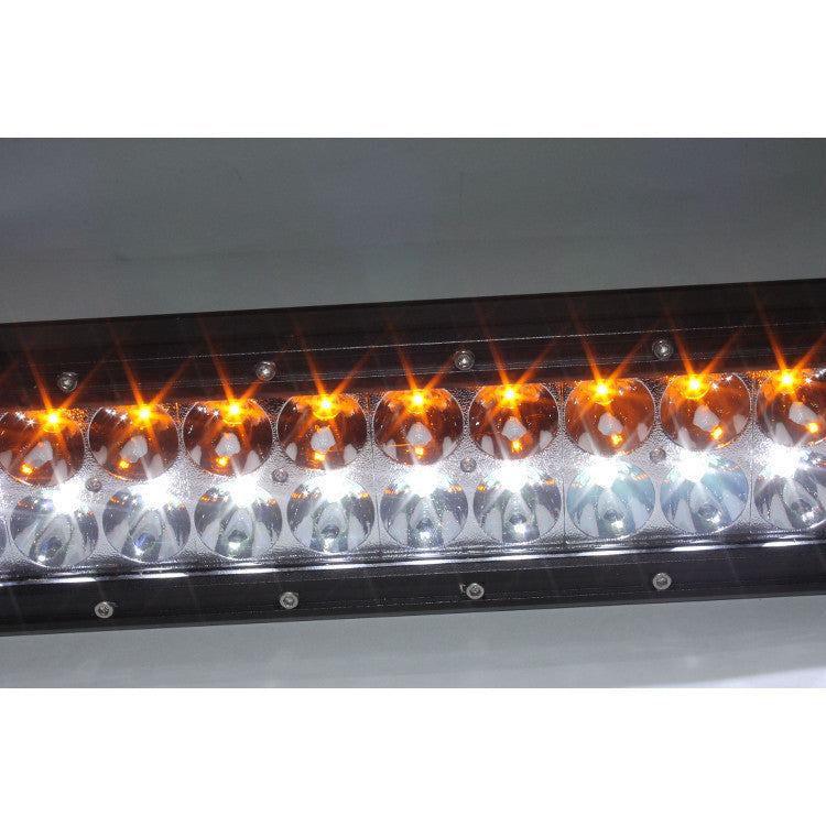 PlashLights 20 inch Dual Color LED Hunting Light Bar Fog Sand Amber Orange Color Night Vision Stealth predator hunt kill
