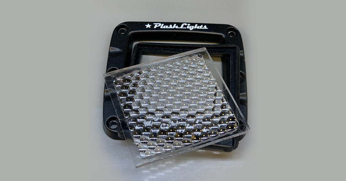 protective lexan lens led light bar or cube