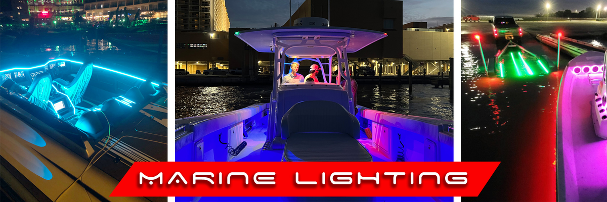 Boaton Boat LED Night Fishing Lights, Courtesy Lights, Deck Lights