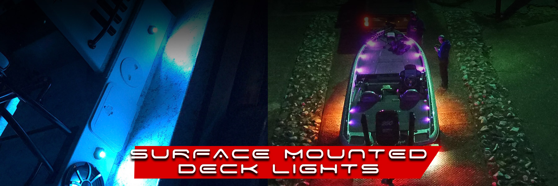 boat LED surface mount deck lights