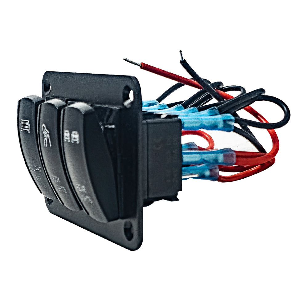 3 Switch Rocker Panel | Rock Lights | Light Bar | Rear Lights