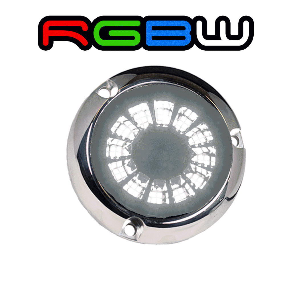 EPIK Marine Underwater RGBW LED Transom Boat Light PLASH