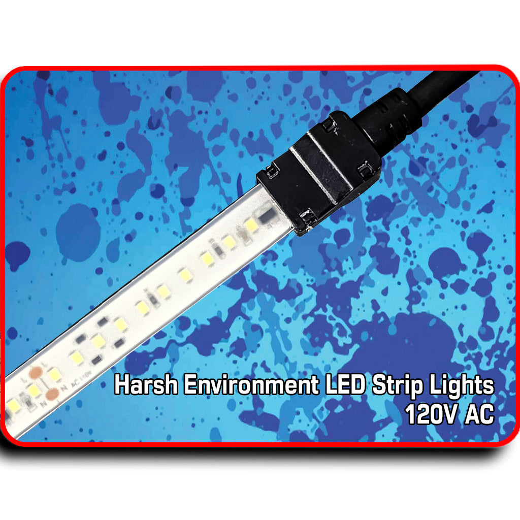 Harsh Environment LED Strip Light - 120V AC