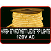 Harsh Environment LED Strip Light - 120V AC