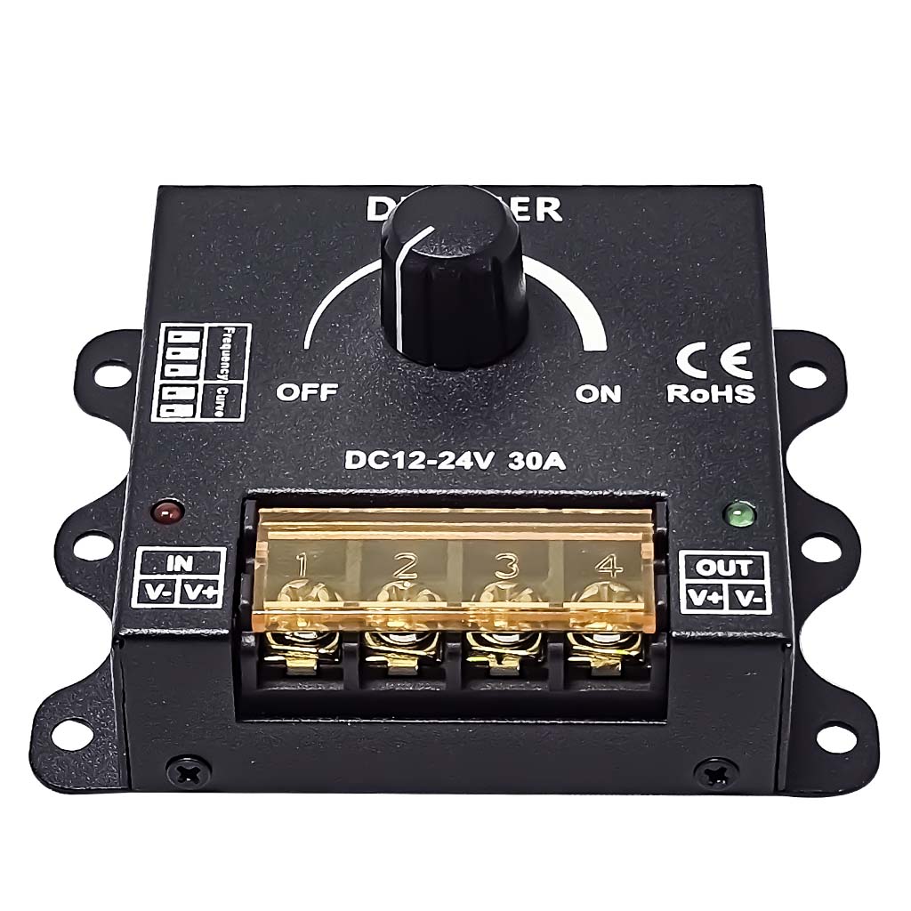 Manual Dimmer Switch.  Dip Switch Frequency Control.