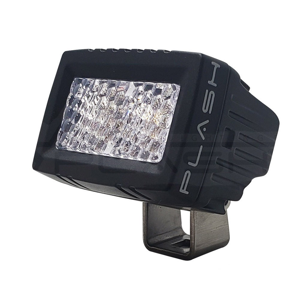 Small Marine Black LED Spreader Light - Diffused