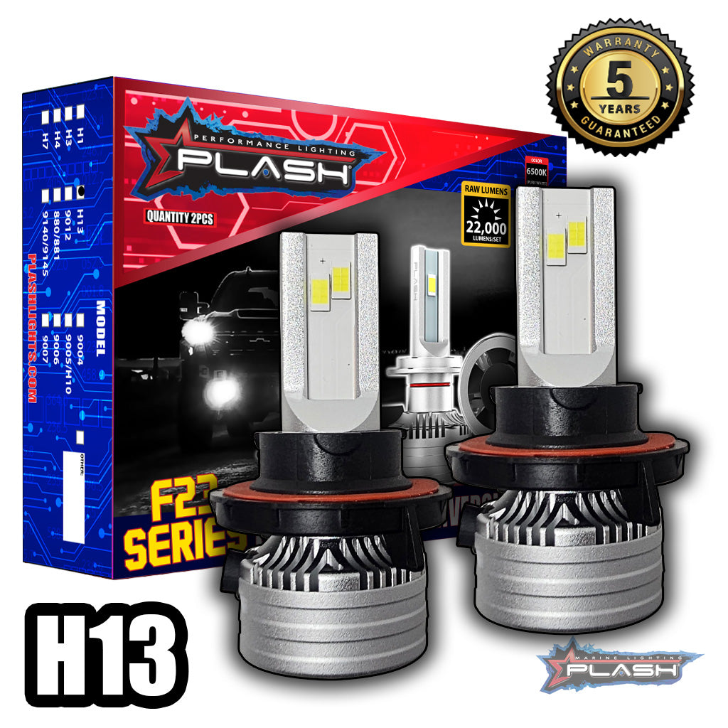 F23 Series Led Headlight Replacement Fits H13
