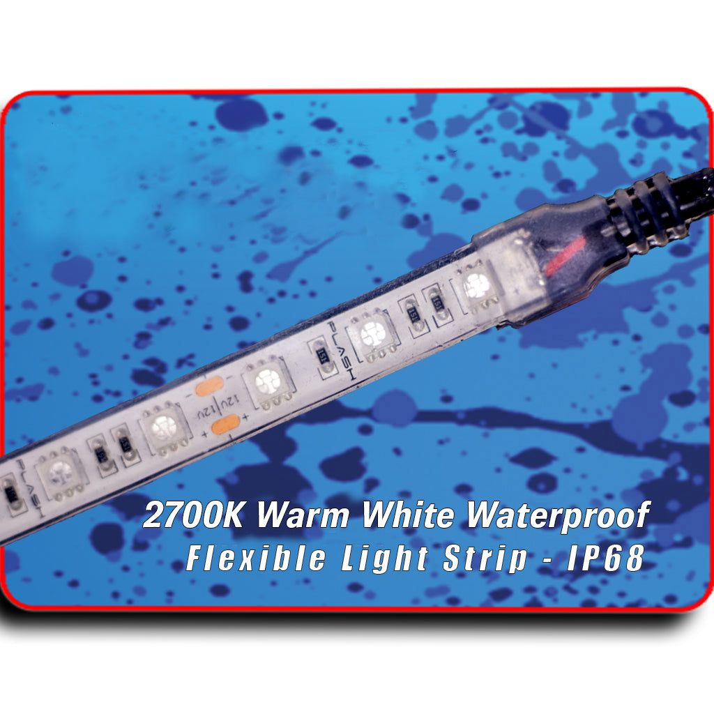 Waterproof Flexible Light Strip - IP68 - 24V - White