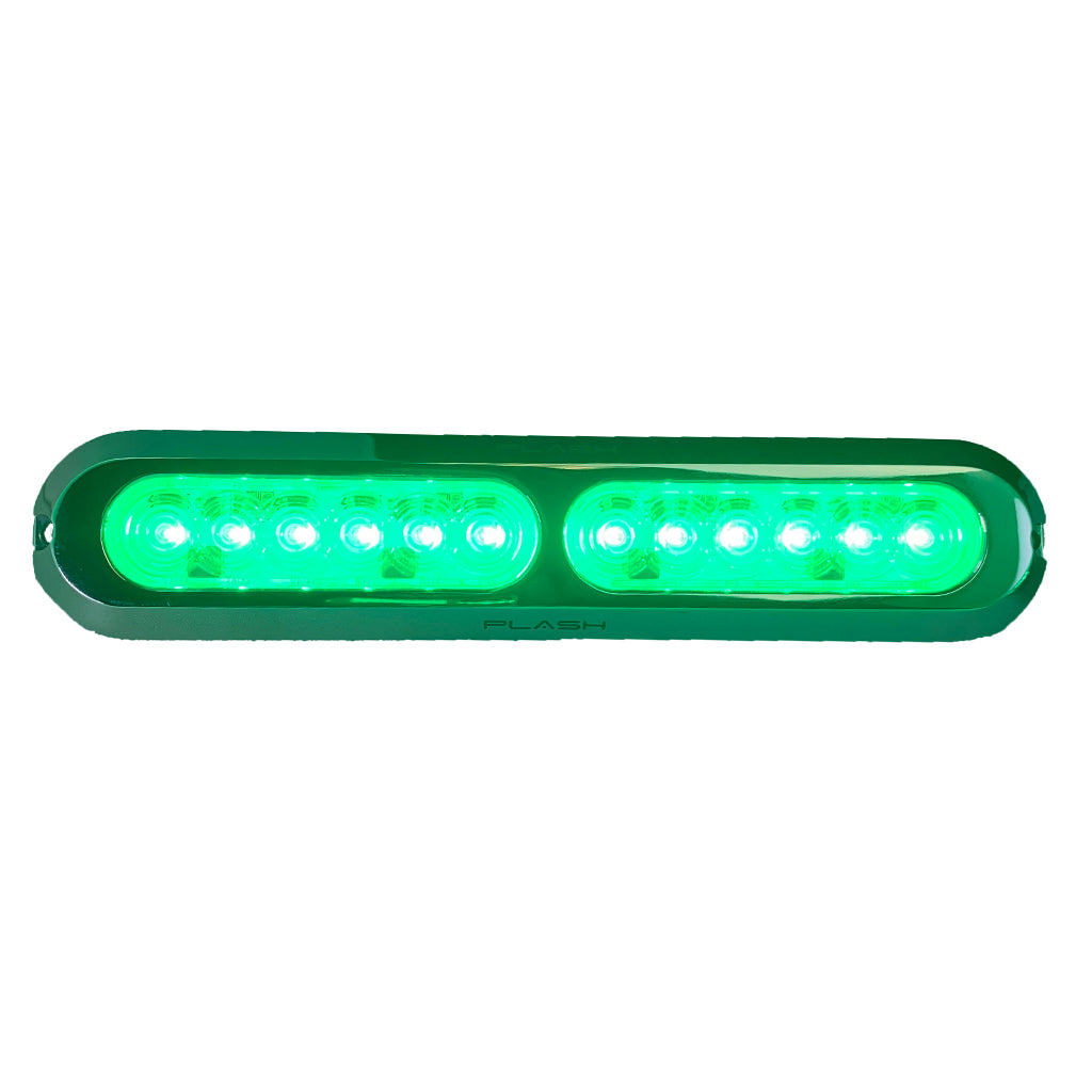 Green LED Underwater Transom Lights Bright Lifetime PLASH