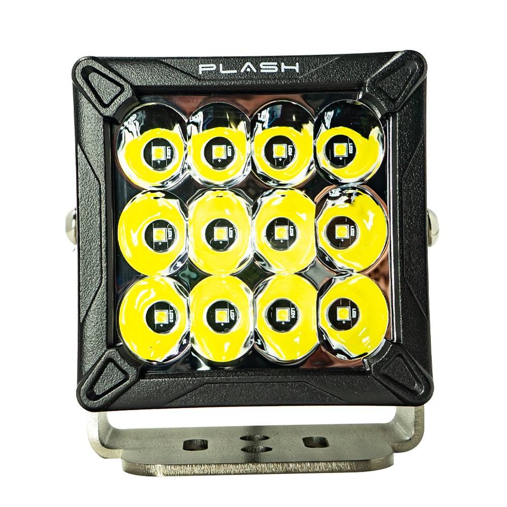 C2-Series LED Cube Light - 120W - Spot Beam - Black Housing