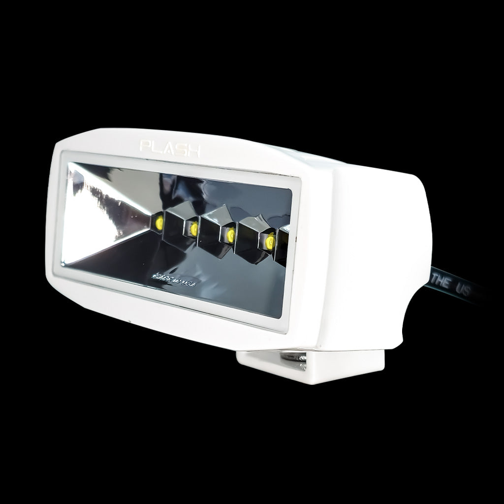 White Carbon Fiber LED spreader light 
