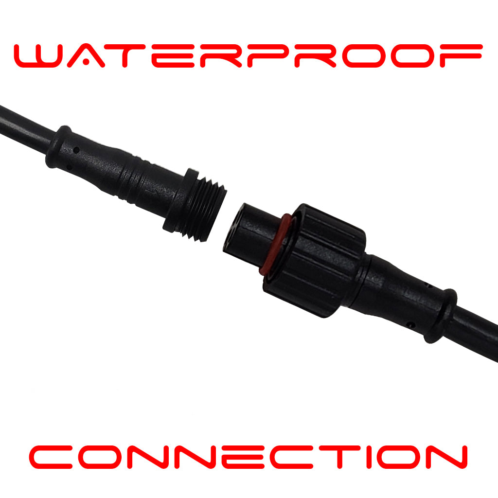 M12 Waterproof connection wiring RGB 