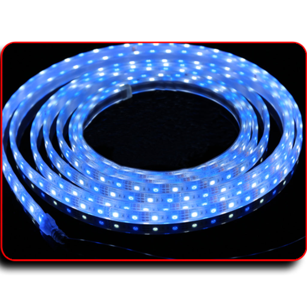 Two Color Flexible Strip Light IP68 Blue and White Boat Marine