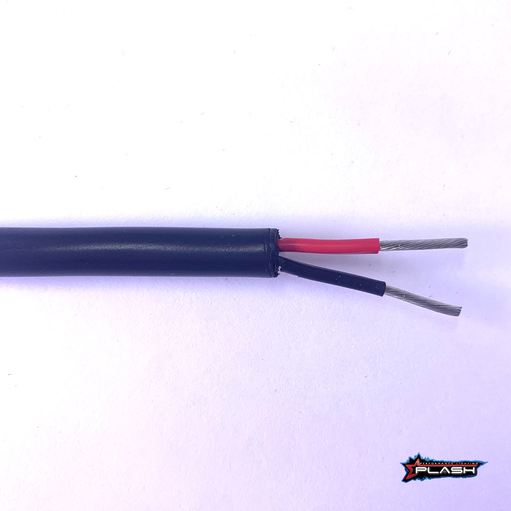 Insulated Power Wire - 2 Conductor 18G (by the foot)