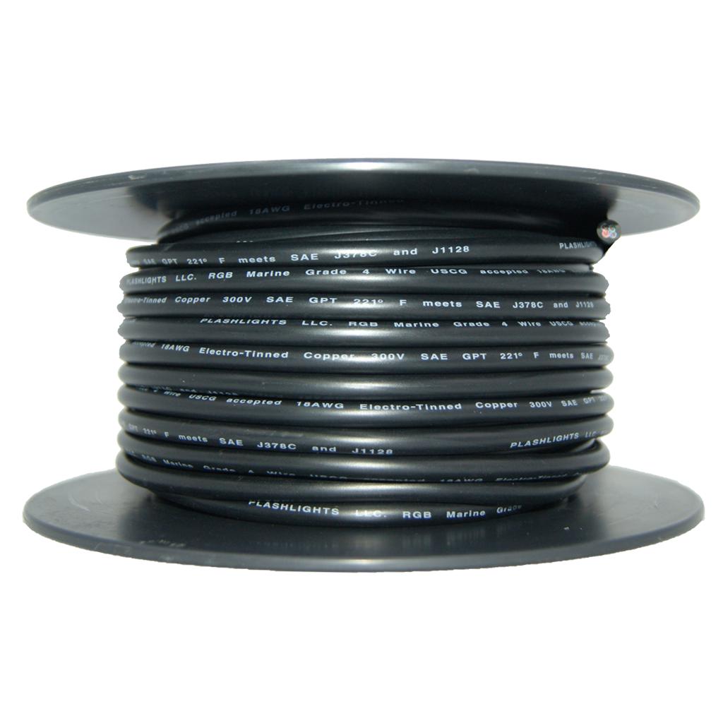 18AWG RGB 4 Conductor Wire - 150ft. Spool