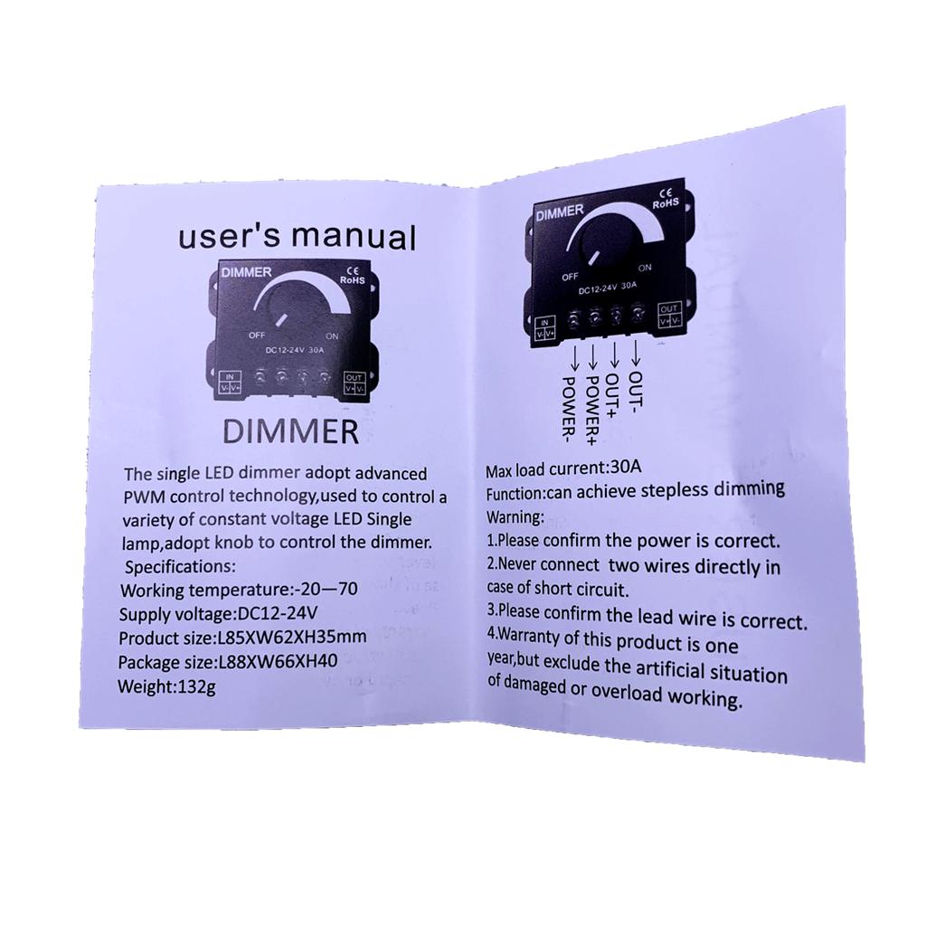 Manual Dimmer - 30A