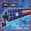 6 Inch Texas Flag Light Bar Red White Blue LED Lights Texan Backlit