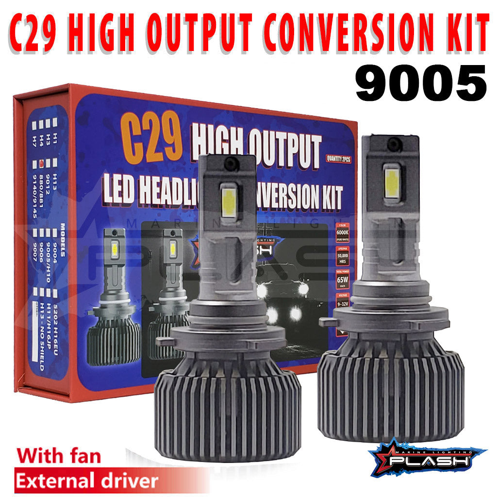 C29 High Output LED Headlight Conversion Kit | 9005