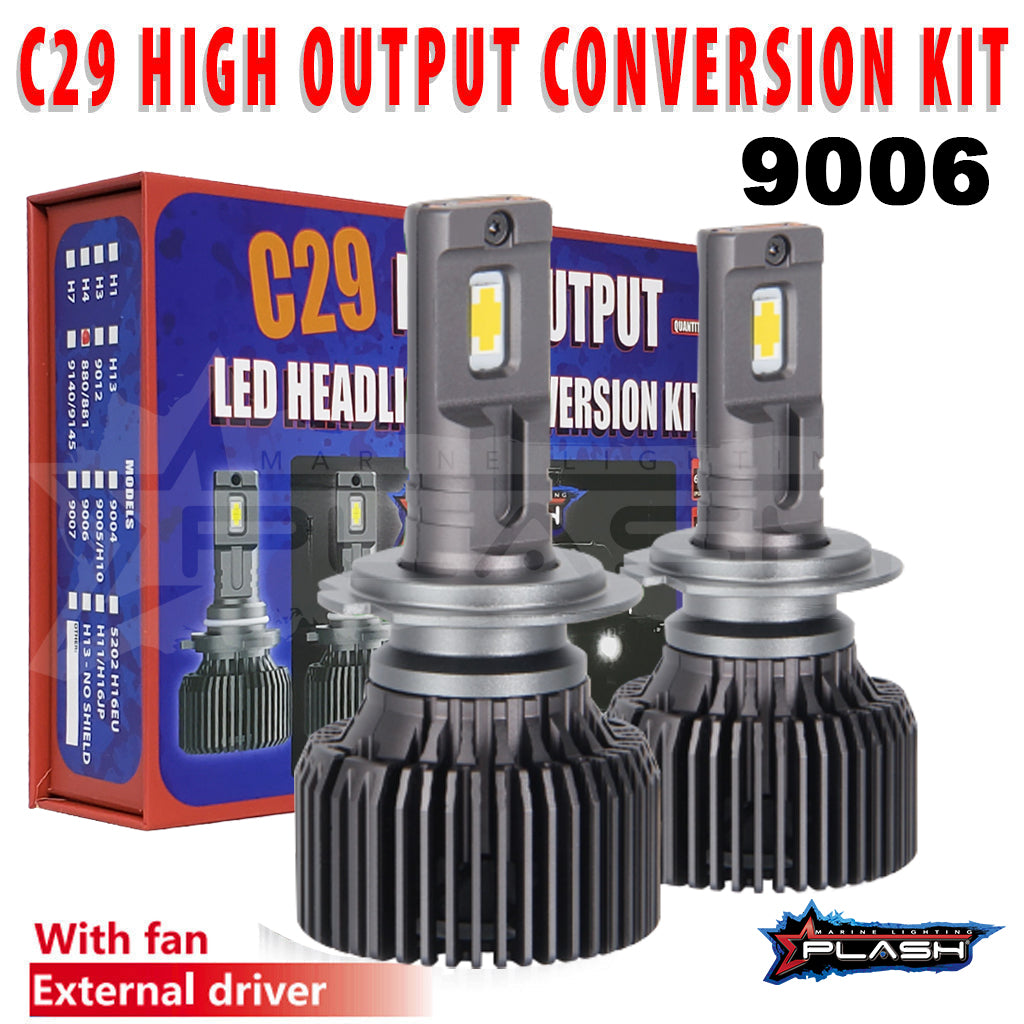 C29 High Output LED Headlight Conversion Kit | 9006