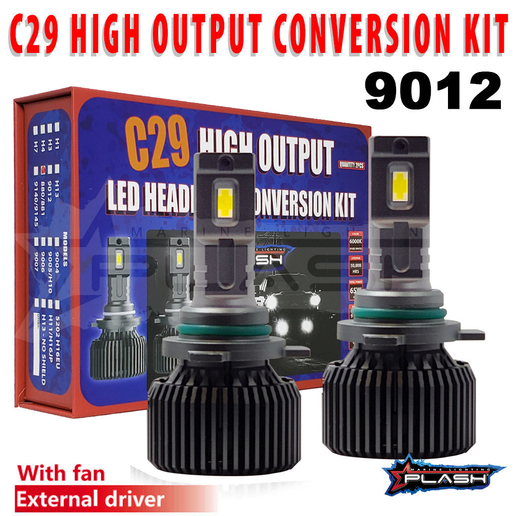C29 High Output LED Headlight Conversion Kit | 9012