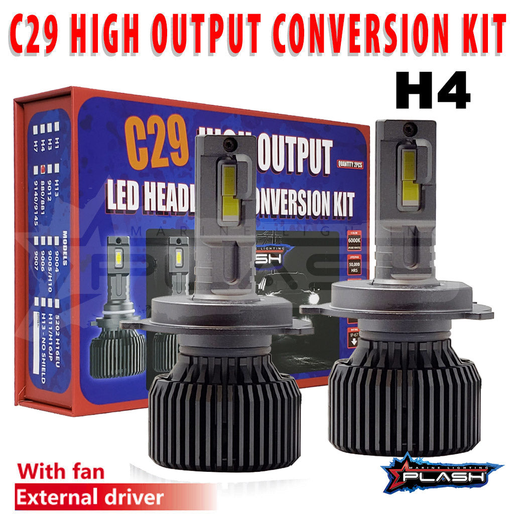 C29 High Output LED Headlight Conversion Kit | H4