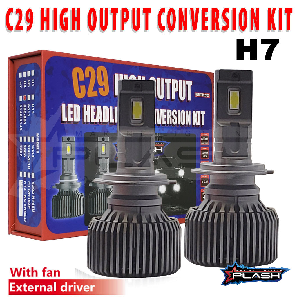 C29 High Output LED Headlight Conversion Kit | H7