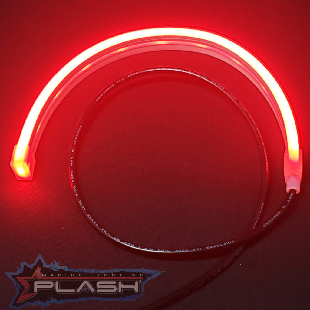 12V Neon Mercury Flexible Light Collage Waterproof RGB Extremely Bright Silicone Sealed Kit Red Color