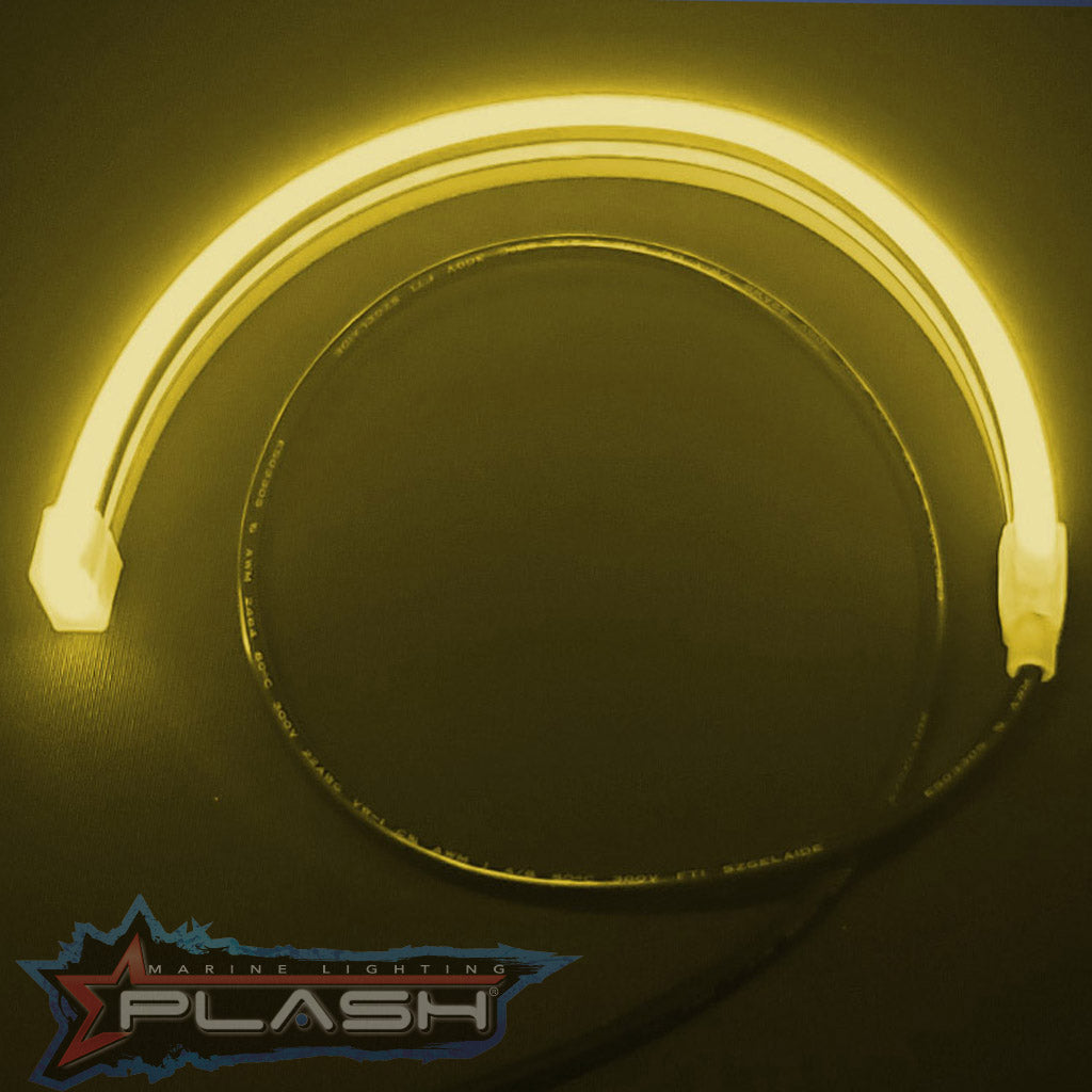 12V Neon Mercury Flexible Light Collage Waterproof RGB Extremely Bright Silicone Sealed Kit Yellow Color