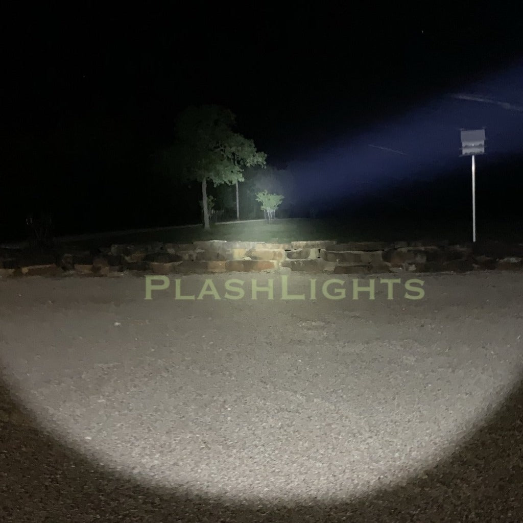 LED Hunting Flashlight distance at night hog deer ranch elusive Plash