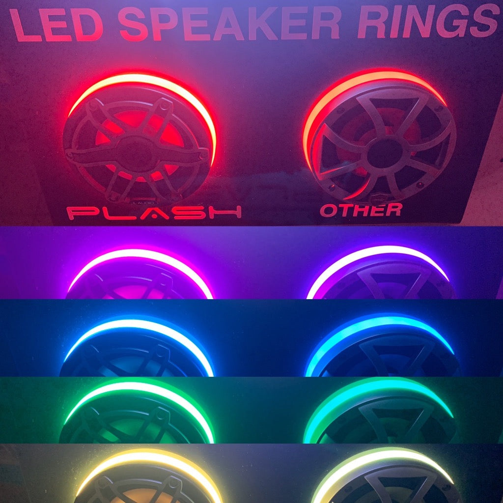 Plash LED Speaker Ring vs Wet Sounds vs compared