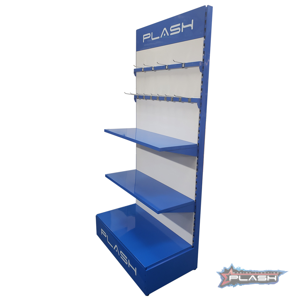Plash LED Lighting Metal Display Rack