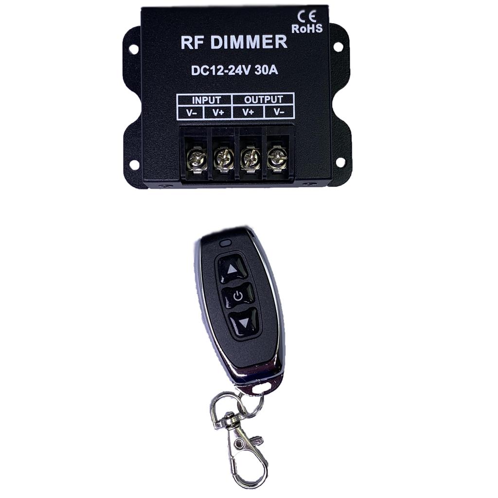 Remote Operated In-Line Dimmer | 12V-24V | High Amp
