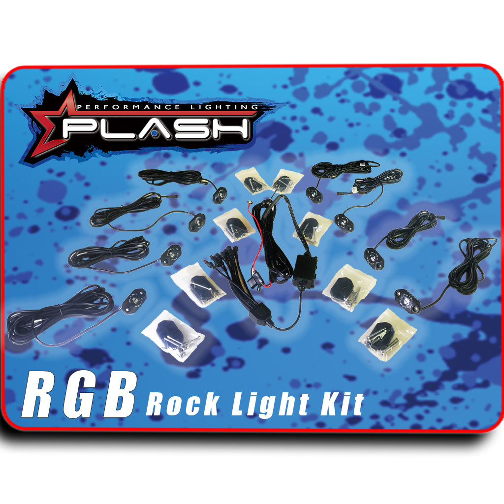 RGB Color Changing Rock Light Kit for Sema Truck 