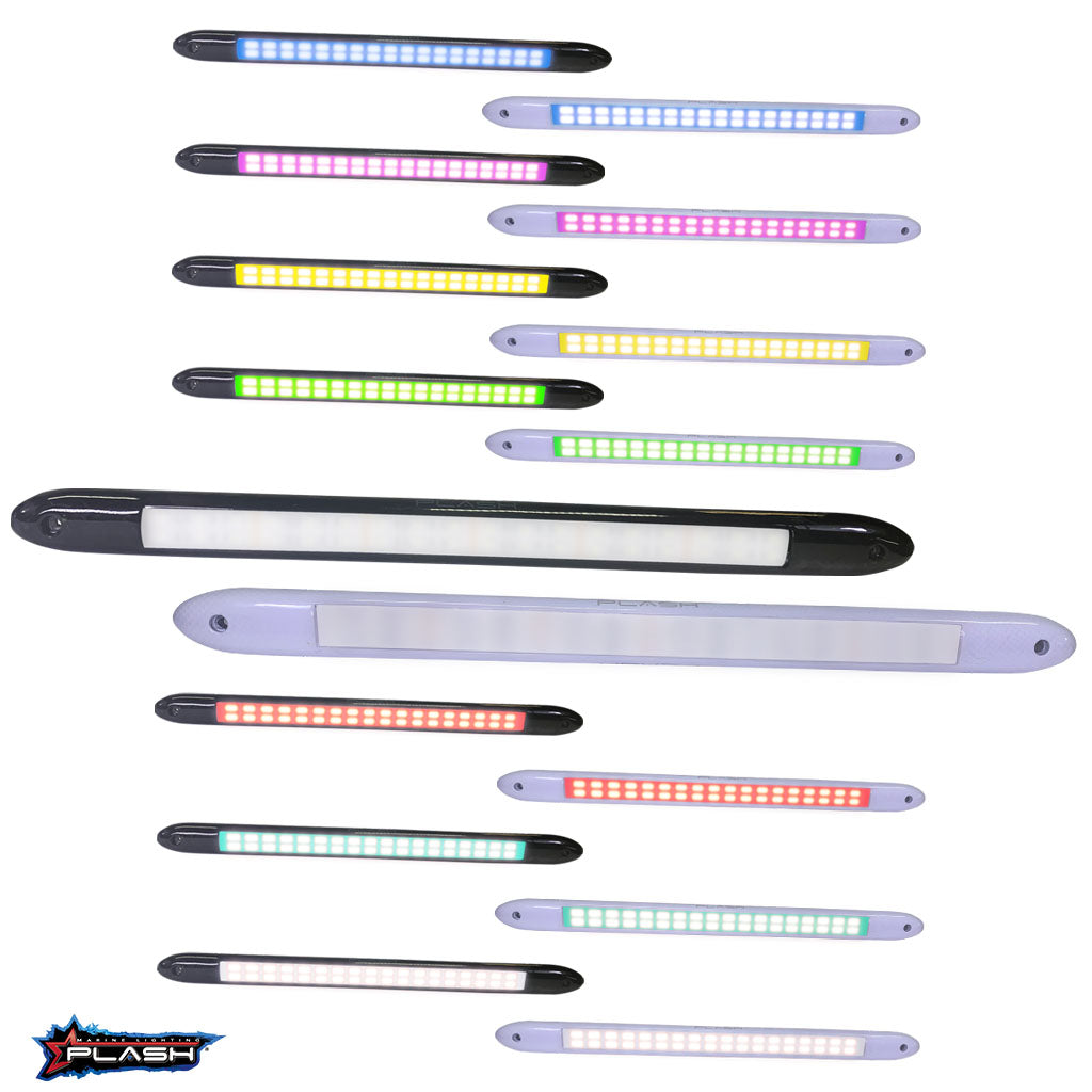 Led Light Rib Top View T-Top Pipe Mounted LED Light | Carbon Fiber | RGBW | PLASH