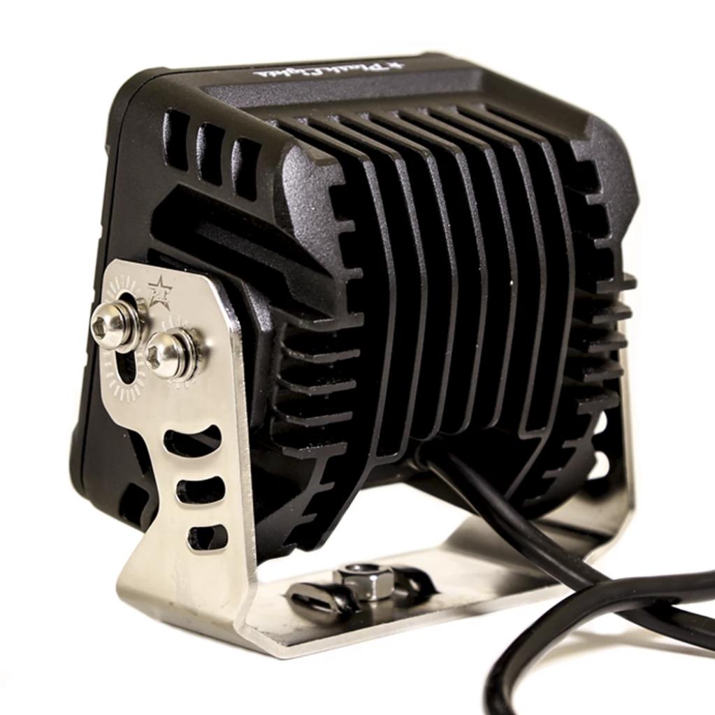 Xtreme Cube marine flood light with stainless steel U bracket for saltwater