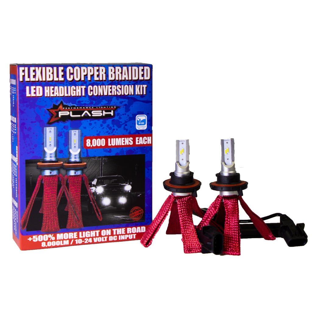 Flexible Copper Braided LED Headlight Conversion Kit