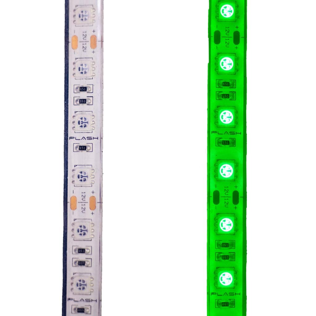 Green Strip Light for Boat Kayak Truck or Bar IP68 Marine Rated waterproof