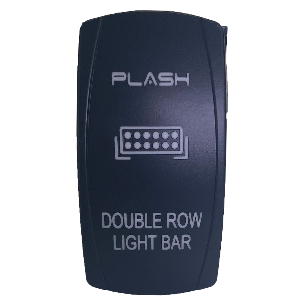 Double Row LED Light Bar -  Rocker Switch